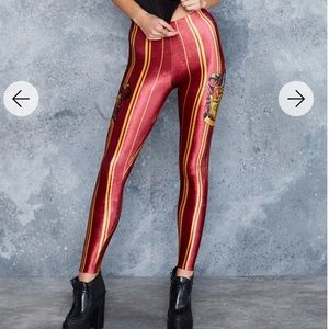 Blackmilk gryffindor high waisted velvet leggings